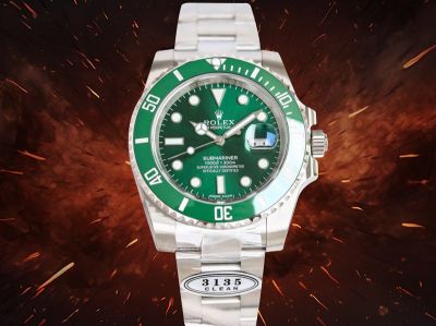 C factory Replica Rolexes  B33 Water Ghost Green 40MM Watch